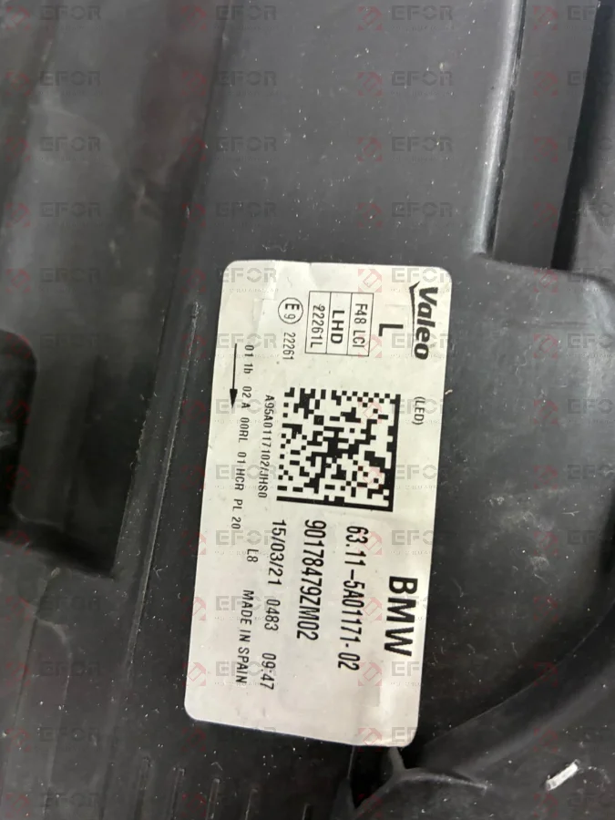 BMW X1 Sol Ön Far Lambası