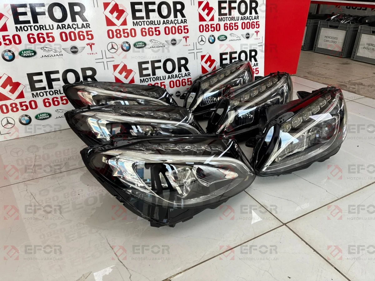 MERCEDES BENZ C Serisi Sağ Sol Far Lambası