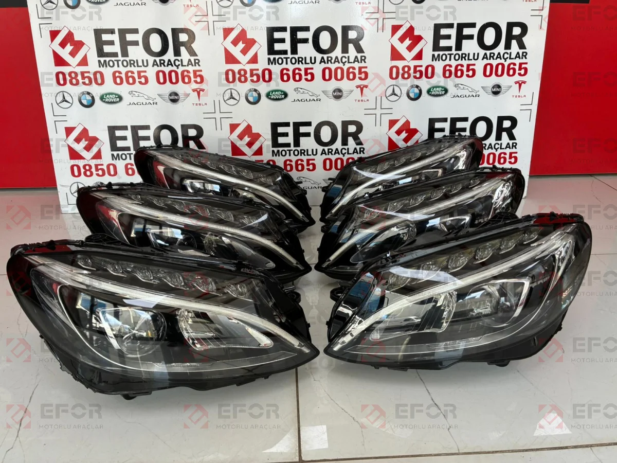 MERCEDES BENZ C Serisi Sağ Sol Far Lambası