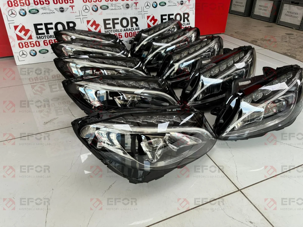 MERCEDES BENZ C Serisi Sağ Sol Far Lambası
