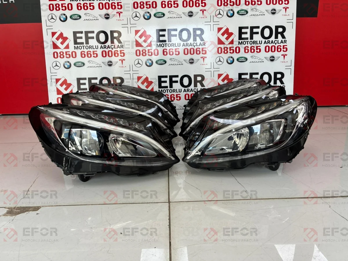 MERCEDES BENZ C Serisi Sağ Sol Far Lambası