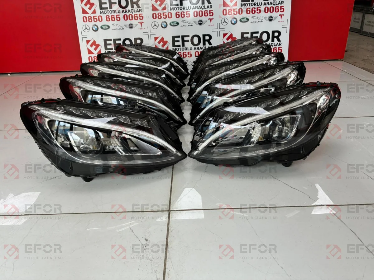 MERCEDES BENZ C Serisi Sağ Sol Far Lambası