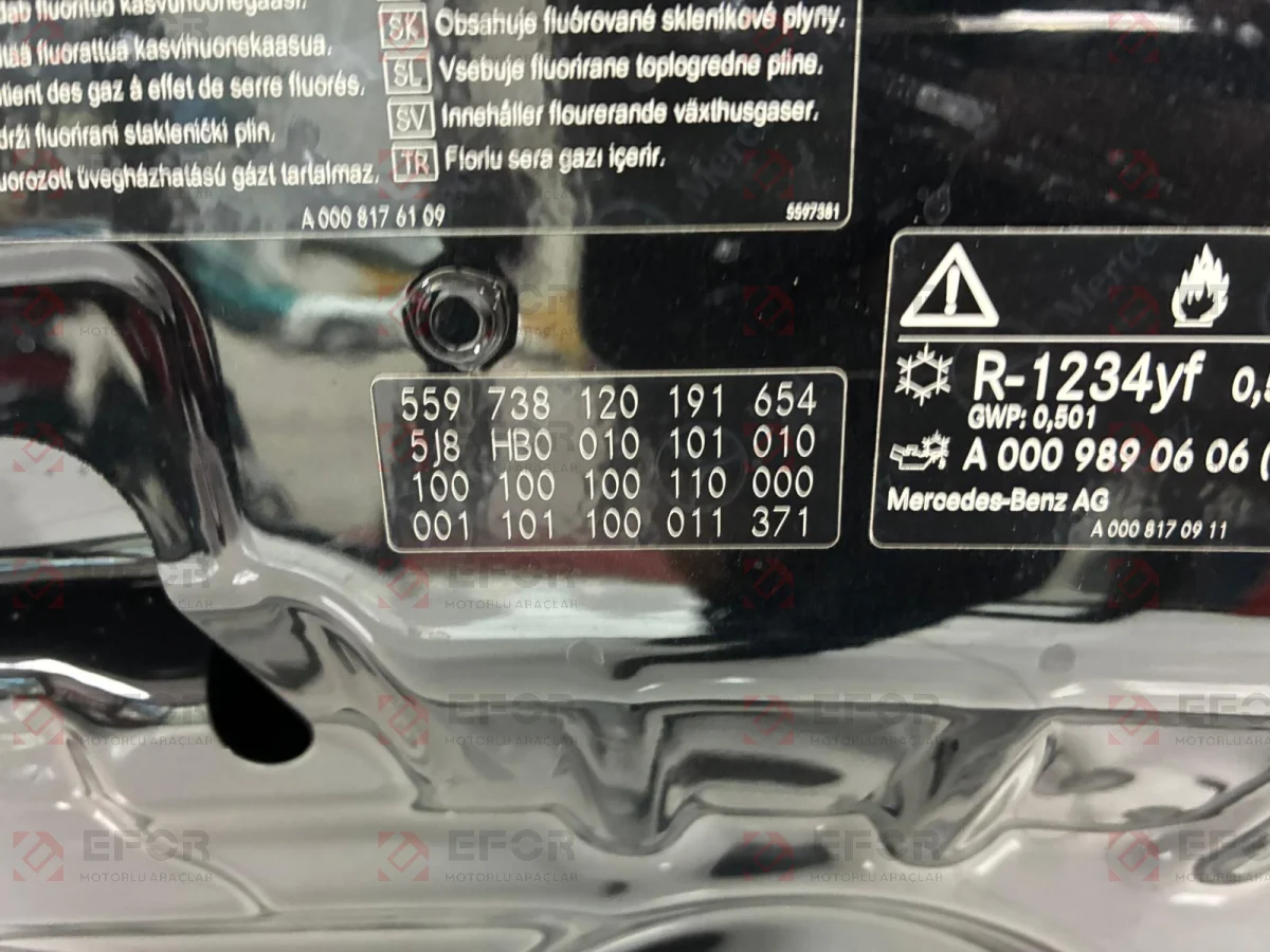 MERCEDES BENZ CLA Ön Motor Kaputu