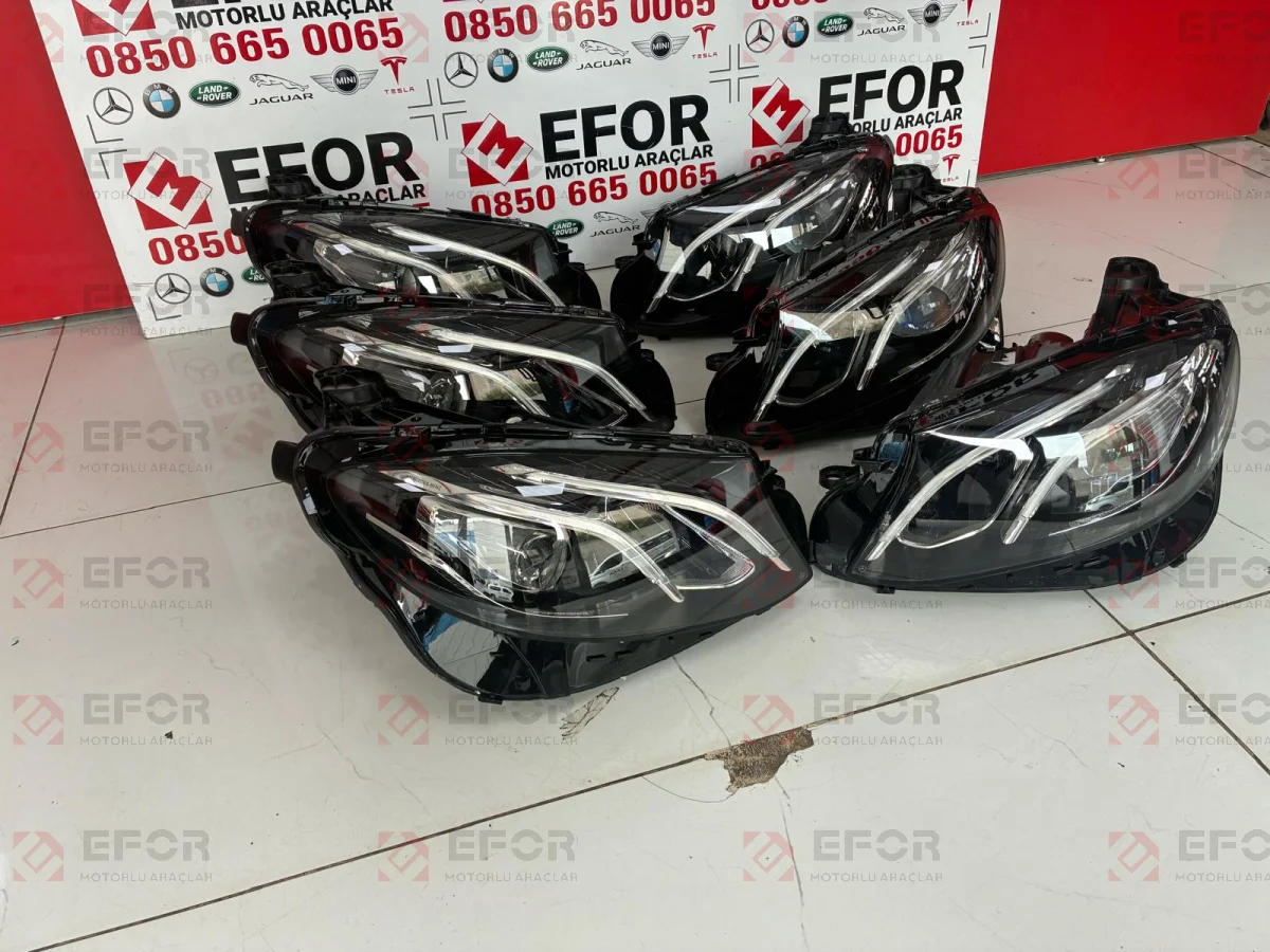 MERCEDES BENZ E Serisi Sağ Sol Far Lambası