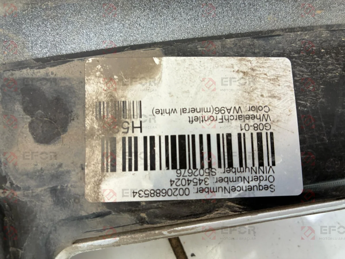 BMW X3 Sol Ön Kapı Çıtası