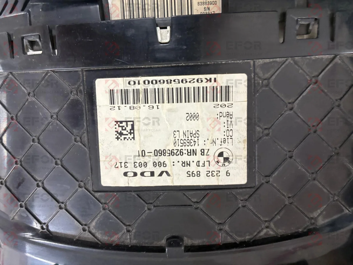 BMW 3 Serisi Torpido