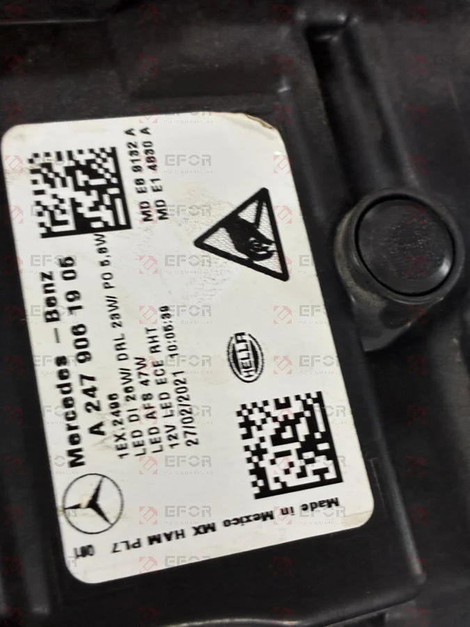 MERCEDES BENZ GLB Sol Ön Far Lambası