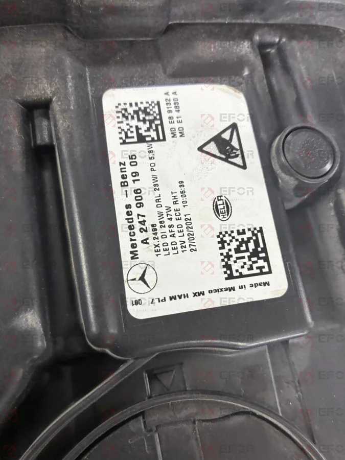 MERCEDES BENZ GLB Sol Ön Far Lambası