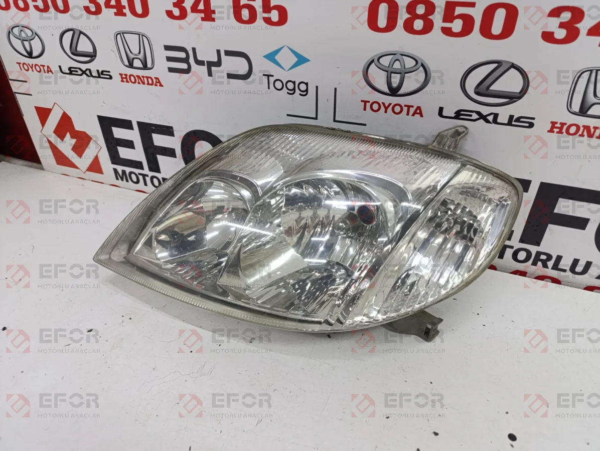 TOYOTA Corolla Sol Far Lambası 2002-2007