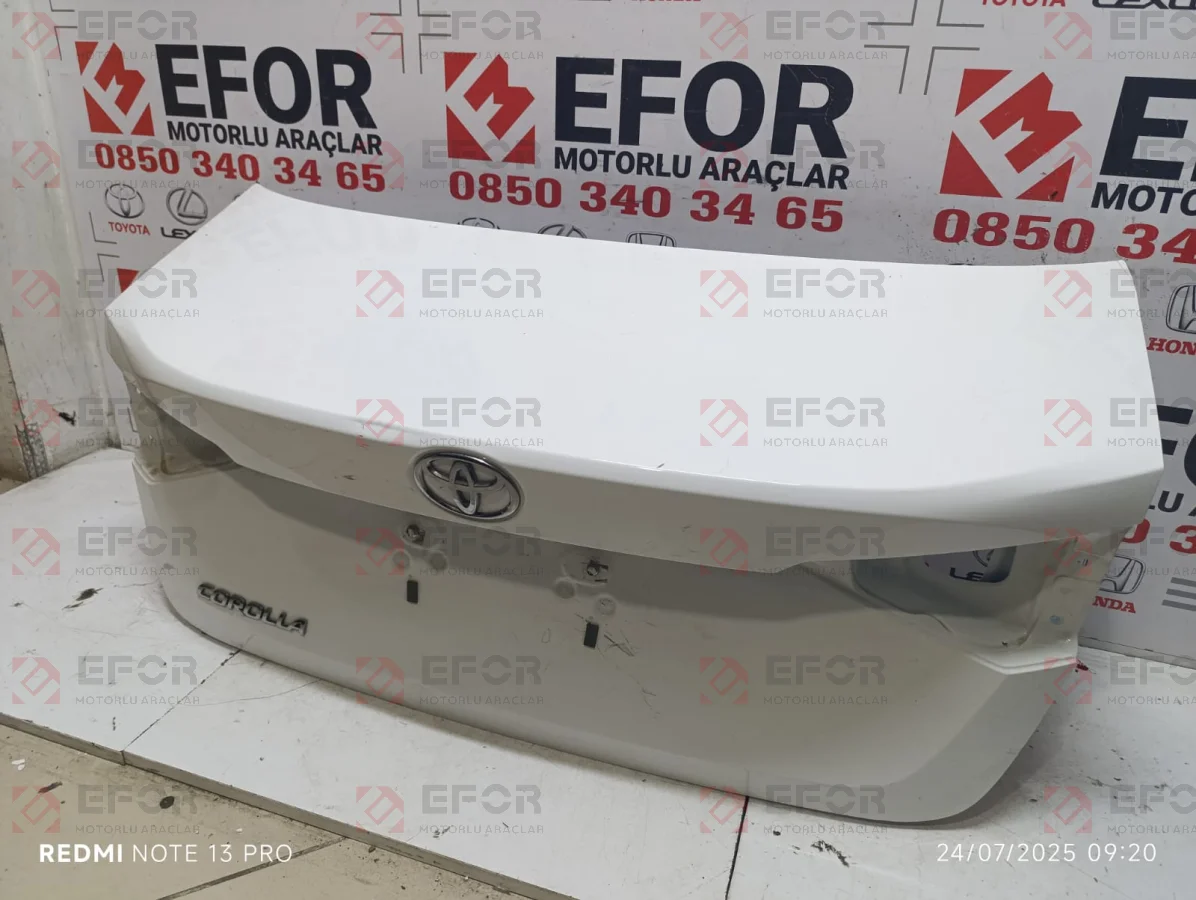 TOYOTA Corolla Bagaj Kapağı 2019-2026