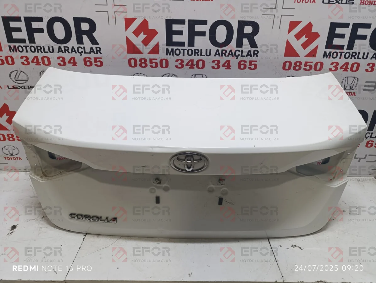 TOYOTA Corolla Bagaj Kapağı 2019-2026