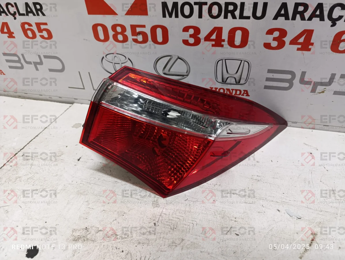 TOYOTA Corolla Sağ Stop Lambası 2013-2018