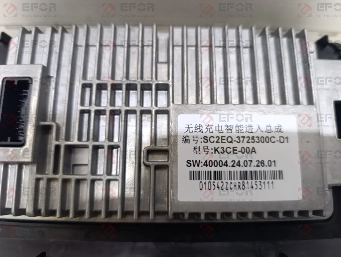 BYD Atto 3 Atto3 Telefon Sarj Unıtesı Sokme 2023-2026