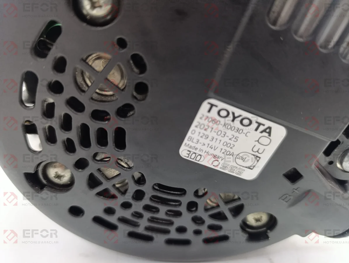 TOYOTA Corolla 1 5 Sarj Dınamosu 1 2021-2026
