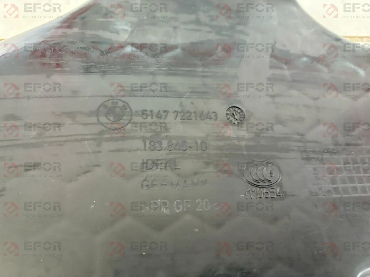 BMW 5 Serisi F10 Amfı Ustu İç Plastık 51477221643