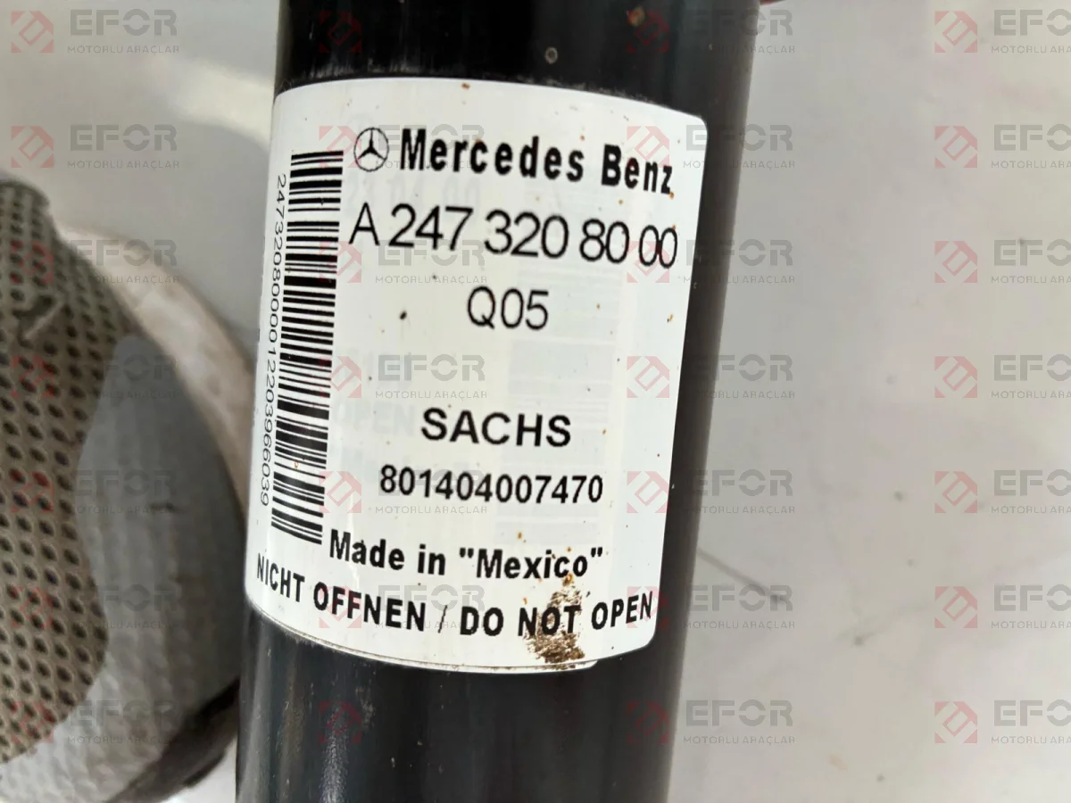 MERCEDES BENZ CLA Mercedes A Glb W118 W177 W247 Sağ Ön Amartsor A2473208000