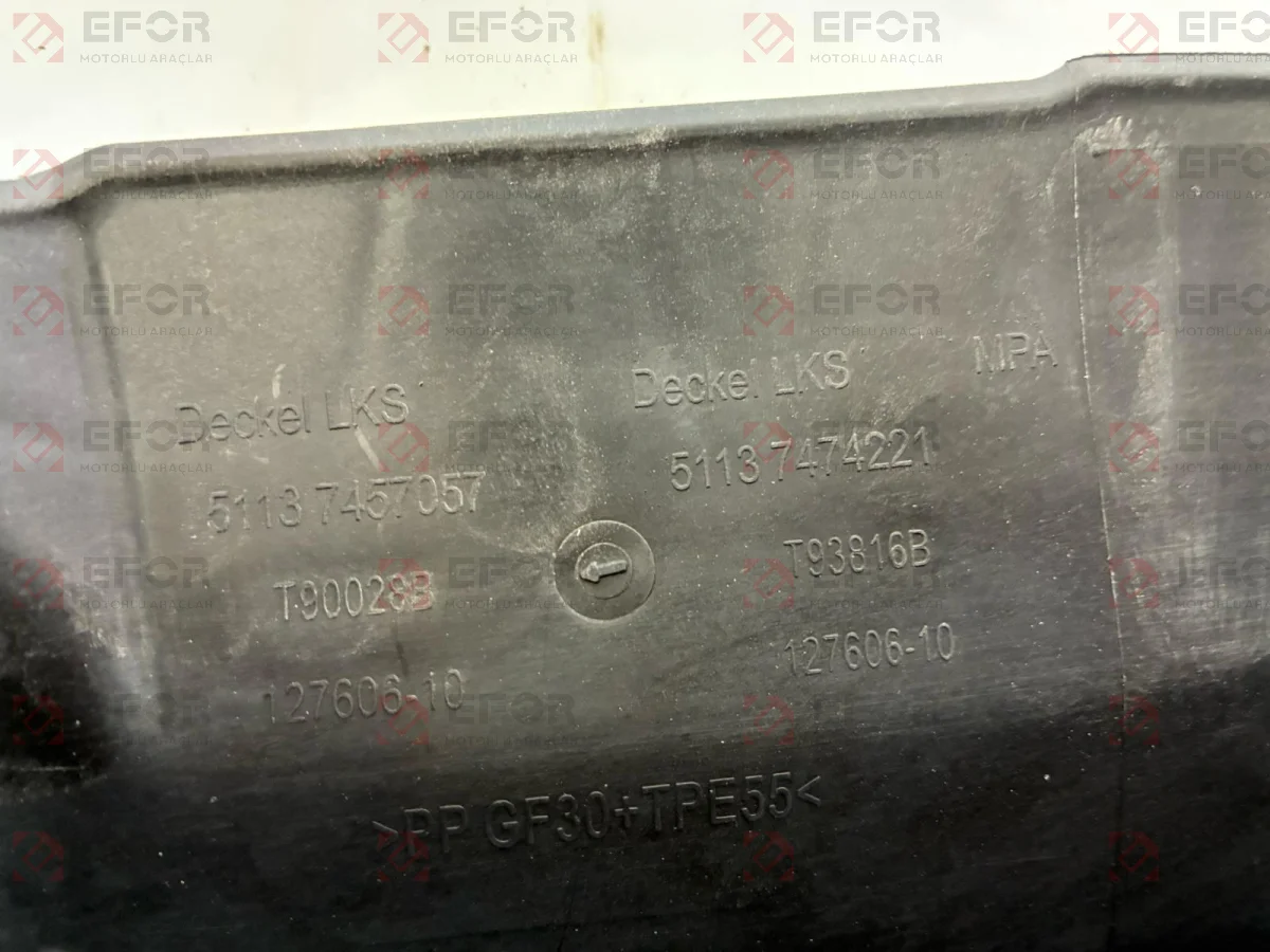 BMW 1 Serisi F40 Hava Kanal Kapagı 51137474221